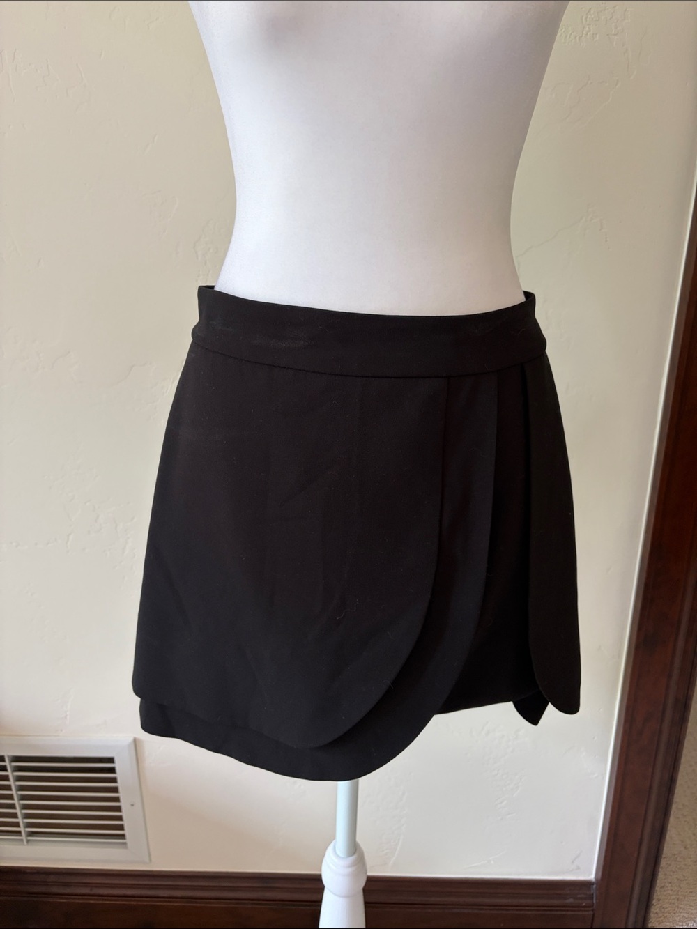 Classic Black Women’s Wrap Skirt